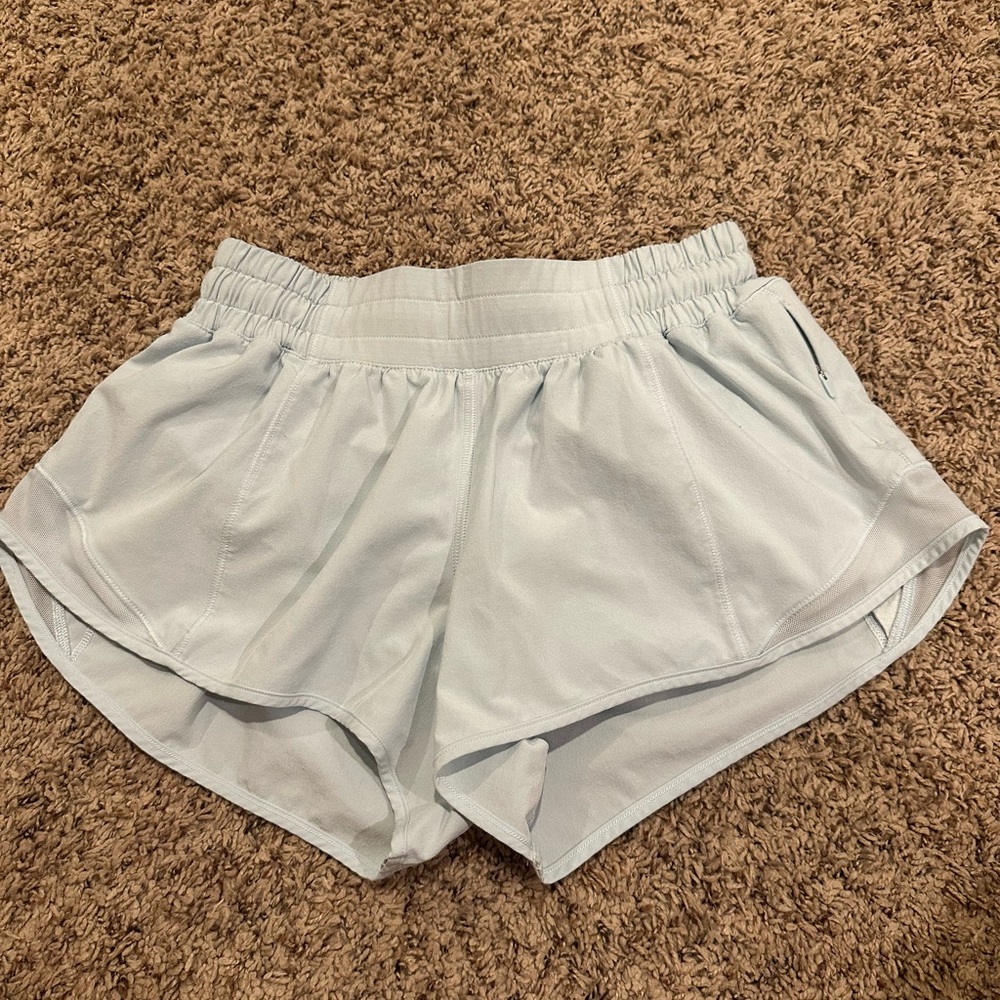 Lululemon Athletica Light Blue Hotty Hot Low Rise 2.5 in